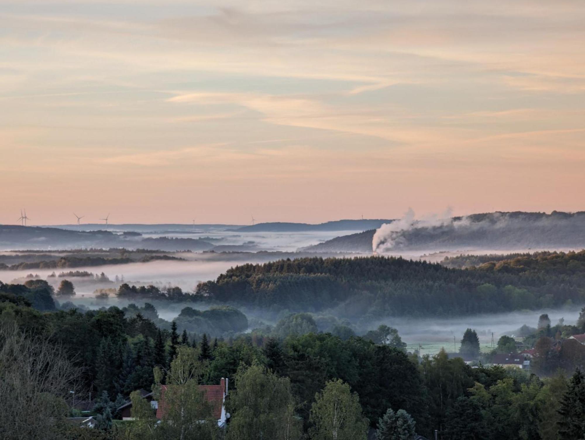Sonnige Aussicht Villa Losheim Exteriör bild